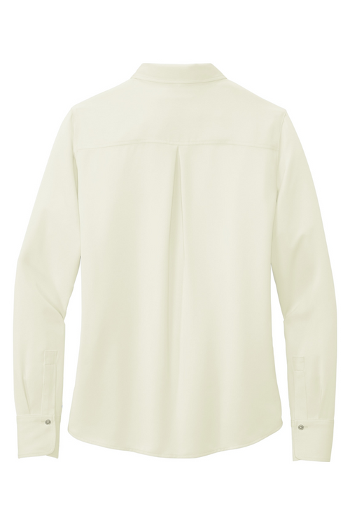 Brooks Brothers Women's Full-Button Satin Blouse